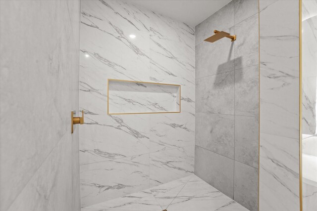 3434 Puget St, Dallas, TX 75212 - full bathroom with a marble finish shower