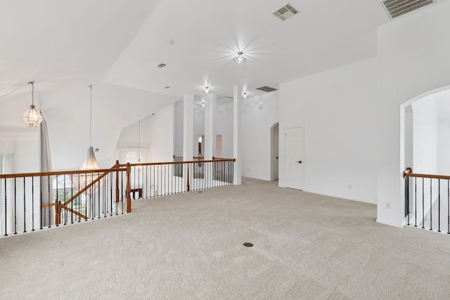 5312 Ridgeson Dr, Mckinney, TX 75071 - carpeted spare room with arched walkways