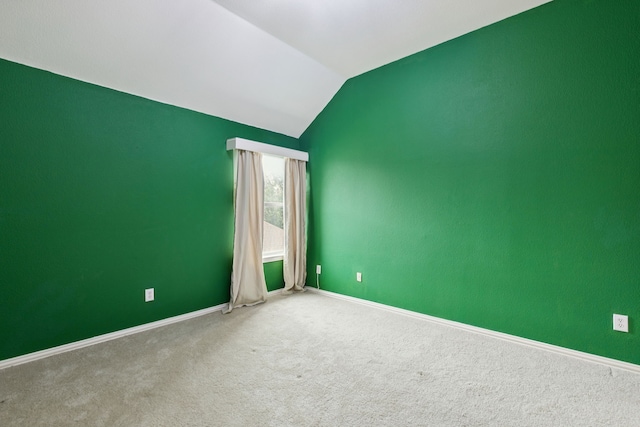 5312 Ridgeson Dr, Mckinney, TX 75071 - carpeted spare room with lofted ceiling and baseboards