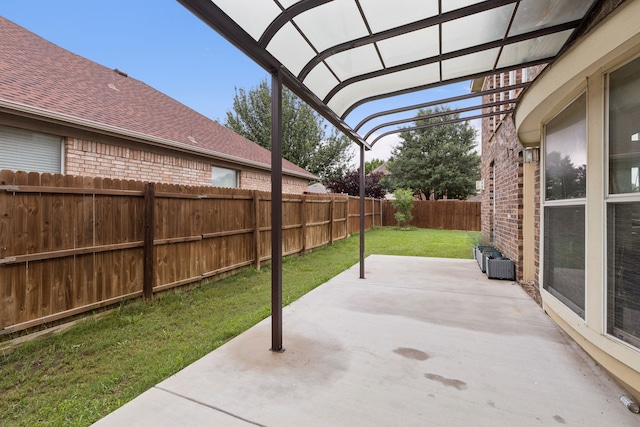 5312 Ridgeson Dr, Mckinney, TX 75071 - fenced backyard with a patio area
