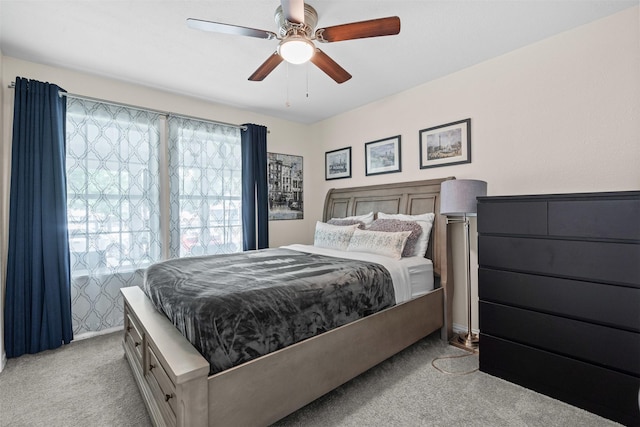 4204 Geddes Ave, Fort Worth, TX 76107 - bedroom featuring carpet and a ceiling fan