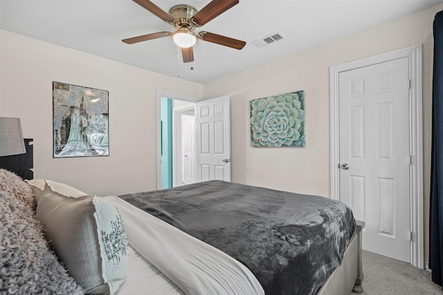 4204 Geddes Ave, Fort Worth, TX 76107 - carpeted bedroom featuring a ceiling fan