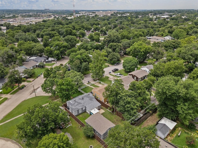 4204 Geddes Ave, Fort Worth, TX 76107 - drone / aerial view of a tree filled landscape