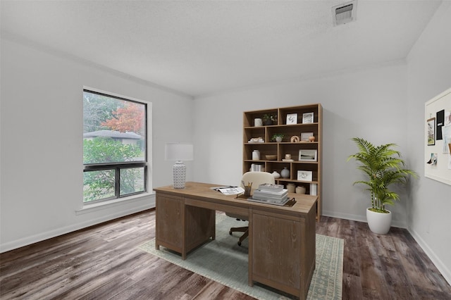 1632 Andy Dr, Sherman, TX 75092 - office with wood finished floors and baseboards