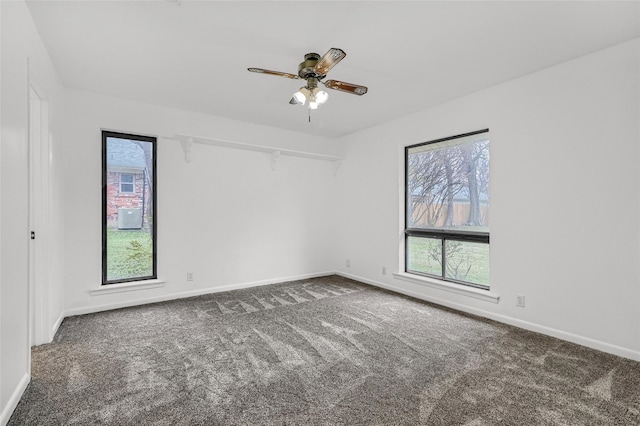 1632 Andy Dr, Sherman, TX 75092 - carpeted spare room with ceiling fan and baseboards