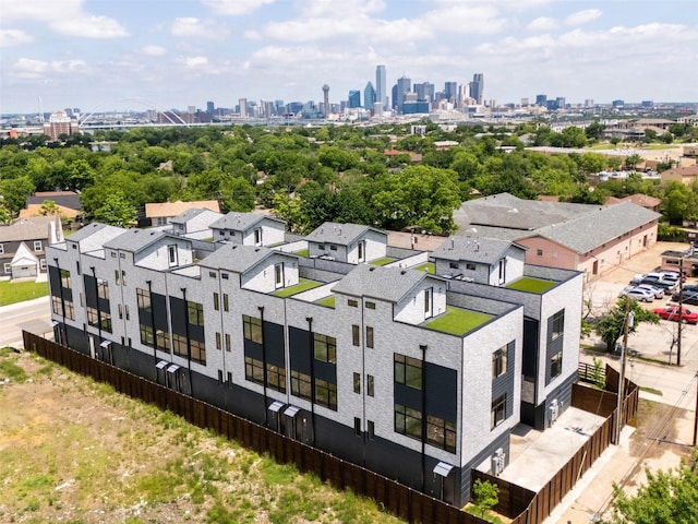 430 E 8th Unit 101, Dallas, TX 75203 - drone / aerial view of skyline