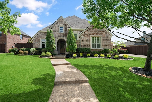 11560 Mirage Ln, Frisco, TX 75033 - view of front of house featuring brick siding and roof with shingles