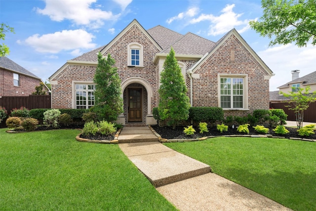 11560 Mirage Ln, Frisco, TX 75033 - view of front facade with brick siding and roof with shingles