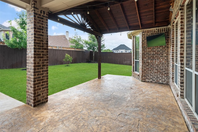 11560 Mirage Ln, Frisco, TX 75033 - fenced backyard with a patio