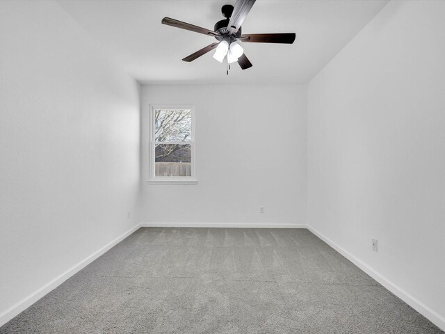 9741 Indian Canyon Dr, Plano, TX 75025 - spare room featuring carpet flooring and ceiling fan