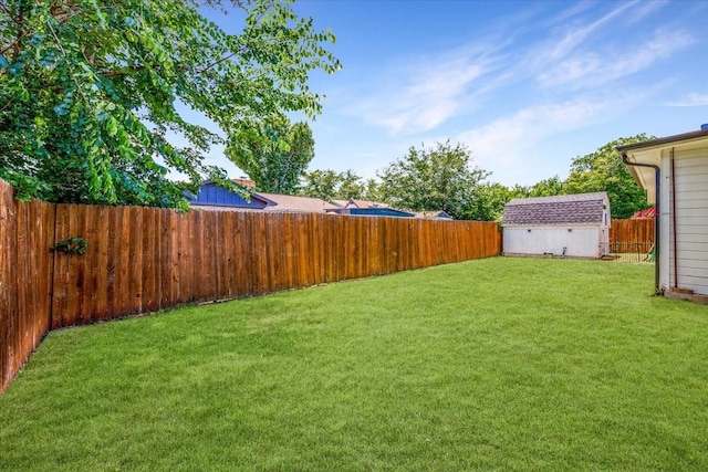 7920 Donegal Ln, North Richland Hills, TX 76180 - fenced backyard with a shed