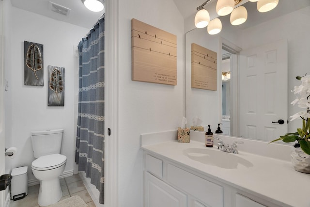 1809 Lake Glen Trl, Mansfield, TX 76063 - bathroom with vanity, tile patterned flooring, and curtained shower