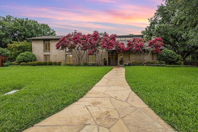 6141 Prestondell Ct, Dallas, TX 75240 - view of front of property with brick siding