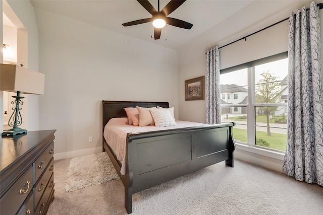 12480 Palmer Dr, Fort Worth, TX 76179 - bedroom with light colored carpet and a ceiling fan