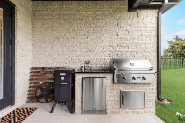 12480 Palmer Dr, Fort Worth, TX 76179 - view of patio featuring area for grilling
