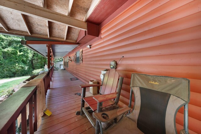 1605 County Road 1195, Yantis, TX 75497 - view of deck