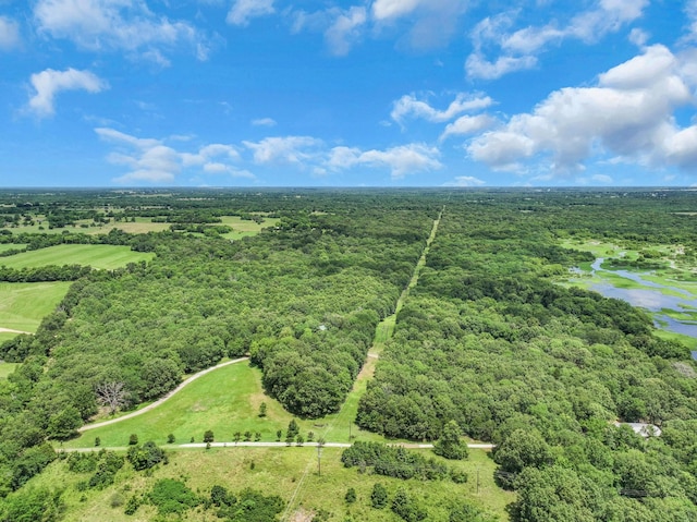 1605 County Road 1195, Yantis, TX 75497 - drone / aerial view of a nearby body of water and a forest