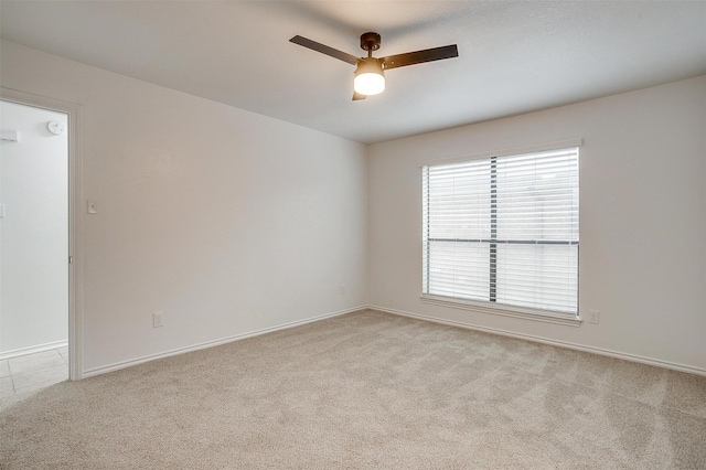 3925 Singleleaf Ln, Fort Worth, TX 76133 - carpeted spare room featuring a ceiling fan and baseboards