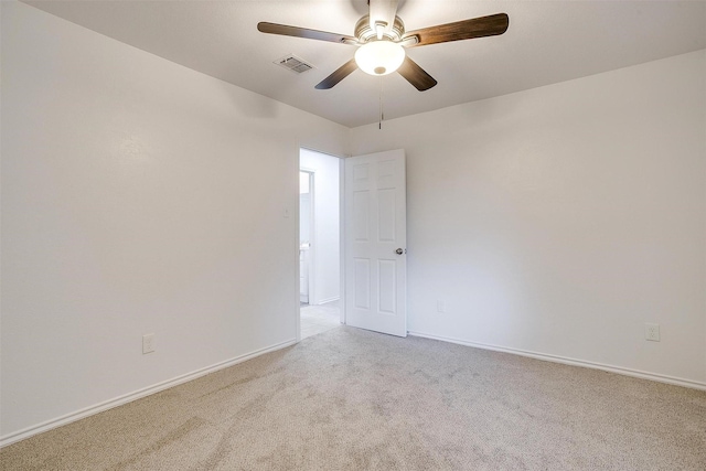 3925 Singleleaf Ln, Fort Worth, TX 76133 - unfurnished room with ceiling fan and light colored carpet