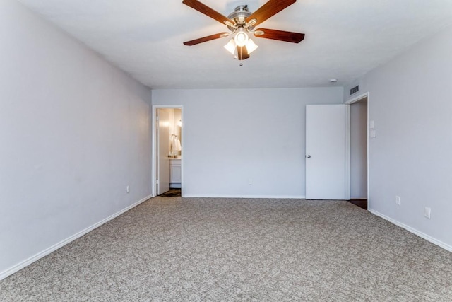4113 Blue Flag Ln, Fort Worth, TX 76137 - empty room with a ceiling fan and carpet floors