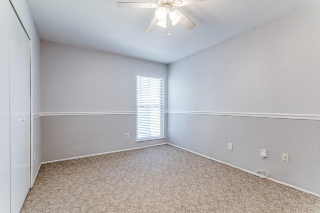 4113 Blue Flag Ln, Fort Worth, TX 76137 - carpeted empty room featuring a ceiling fan and baseboards