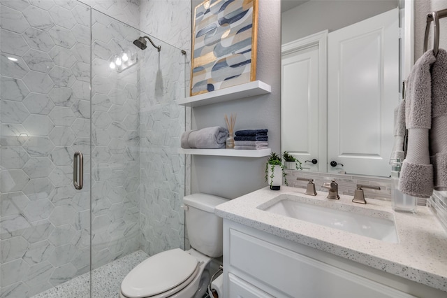 3791 Marble Hill Rd, Frisco, TX 75034 - bathroom with vanity and a shower stall