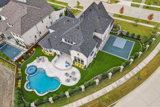 3791 Marble Hill Rd, Frisco, TX 75034 - view of subject property with a pool
