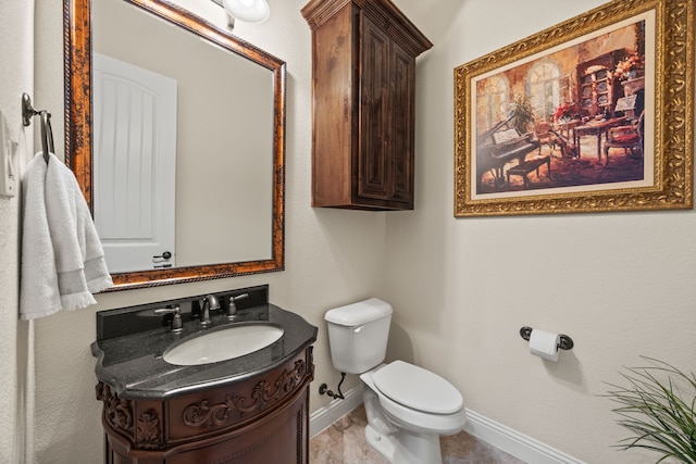 881 Derick Ln, Prosper, TX 75078 - half bath with vanity and toilet