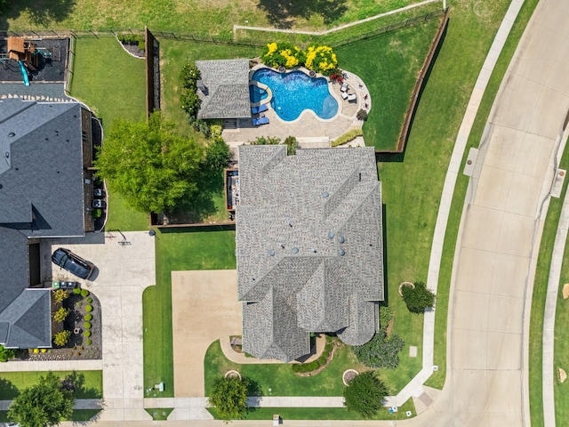 881 Derick Ln, Prosper, TX 75078 - aerial view of a pool