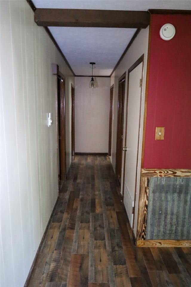 130 Golfcrest St, Rusk, TX 75785 - hallway featuring hardwood / wood-style flooring and ornamental molding