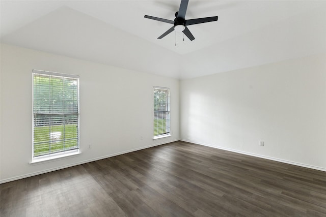 9942 Laurel Ln, Frisco, TX 75035 - empty room with dark wood-type flooring and ceiling fan