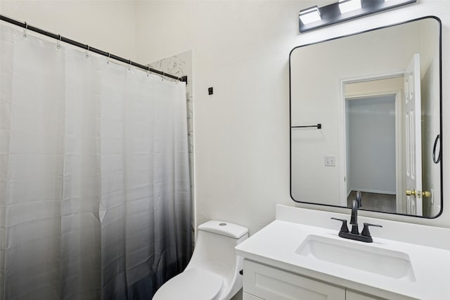 9942 Laurel Ln, Frisco, TX 75035 - full bathroom with vanity and a shower with shower curtain