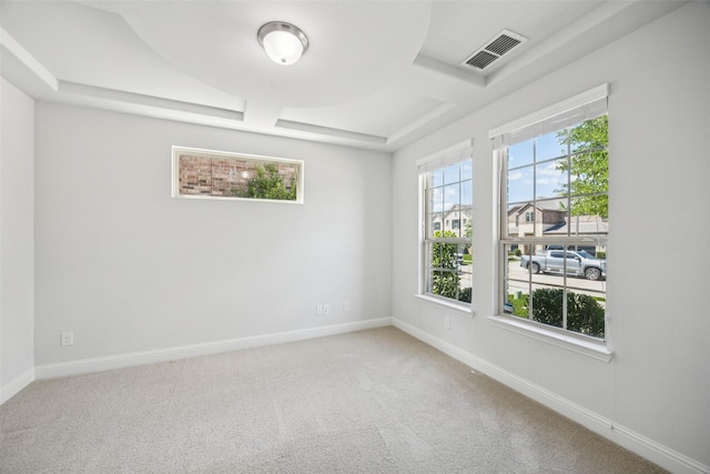 3516 Hathaway Ct, Irving, TX 75062 - carpeted spare room with baseboards and a raised ceiling