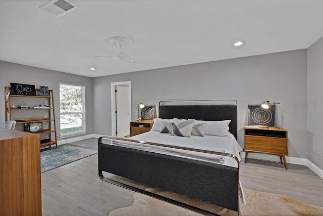 6375 Lansdale Rd, Fort Worth, TX 76116 - bedroom with light wood-type flooring and recessed lighting