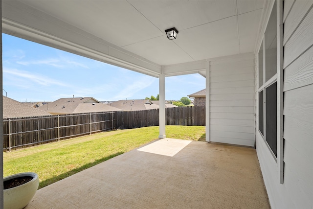 6112 Fall Creek Ln, Fort Worth, TX 76123 - fenced backyard with a patio area