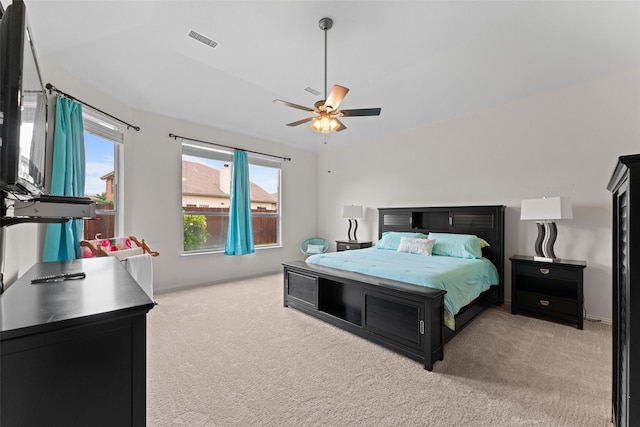 209 Willet Ct, Little Elm, TX 75068 - bedroom featuring light carpet and ceiling fan