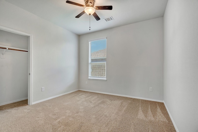 529 Mesa View Trl, Fort Worth, TX 76131 - unfurnished bedroom featuring carpet floors, a closet, and a ceiling fan