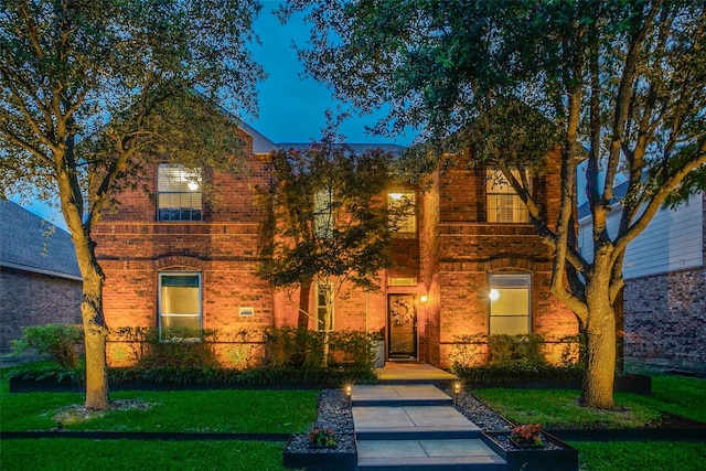 1504 Vista Bend Dr, Allen, TX 75002 - view of front of house with a front lawn and brick siding