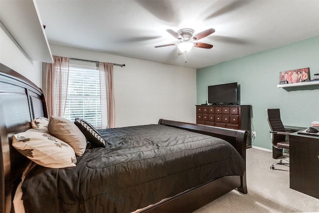 1504 Vista Bend Dr, Allen, TX 75002 - bedroom featuring carpet floors and a ceiling fan