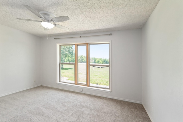 10202 Fm 1895, Kaufman, TX 75142 - carpeted empty room featuring a textured ceiling and ceiling fan