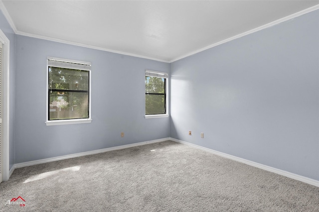 10030 Alondra St, Shreveport, LA 71115 - carpeted empty room featuring crown molding
