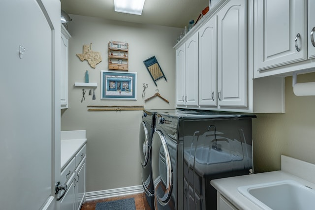 3231 Mccarver Ct, Midlothian, TX 76065 - washroom featuring cabinet space and washer and dryer