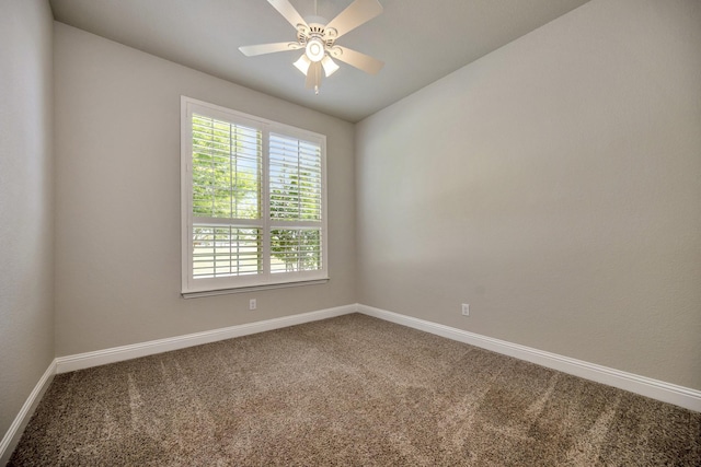 15005 Teasley Ave, Aledo, TX 76008 - carpeted empty room with baseboards and ceiling fan
