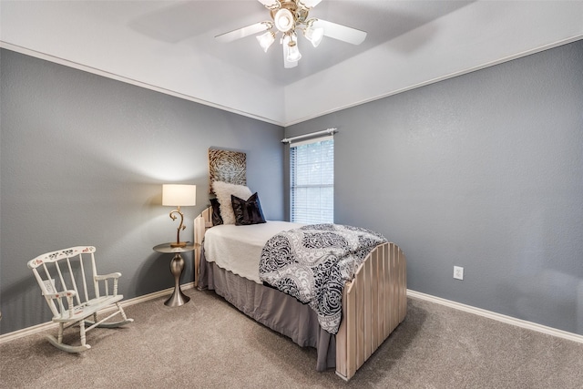 3504 Brookside Dr, Wylie, TX 75098 - bedroom featuring light carpet and a ceiling fan