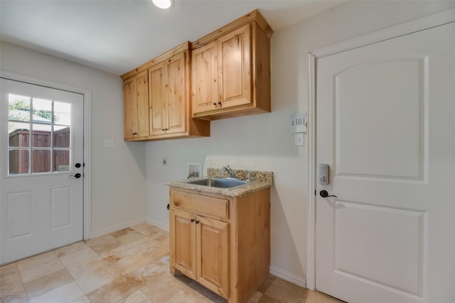 5820 Forest Ln, Dallas, TX 75230 - washroom with hookup for a washing machine, hookup for an electric dryer, and cabinet space