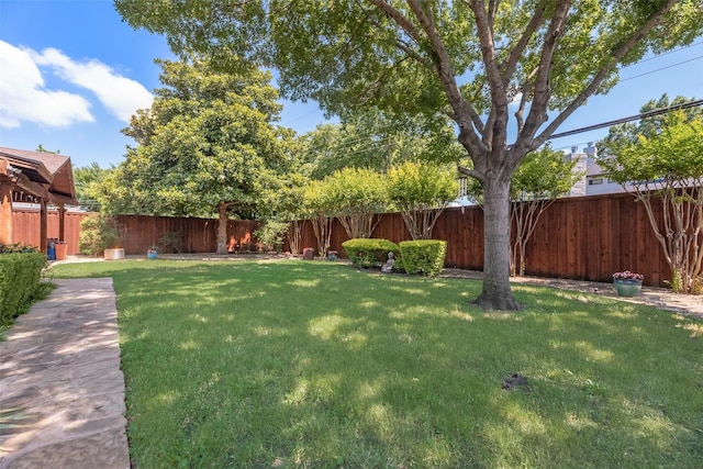 5820 Forest Ln, Dallas, TX 75230 - view of fenced backyard