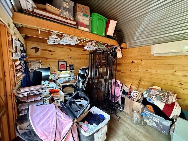 603 N Mesquite St, Hico, TX 76457 - storage featuring a wall mounted air conditioner