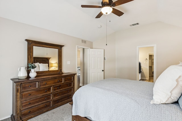 7105 Stoneridge Dr, Frisco, TX 75034 - bedroom with vaulted ceiling and ceiling fan