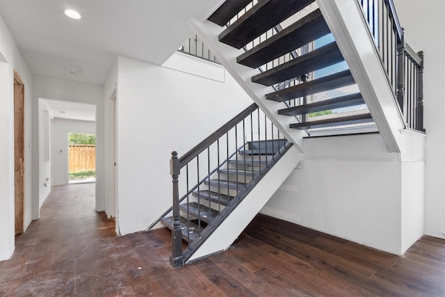 4209 Brooktree Ln, Dallas, TX 75287 - stairs with wood finished floors