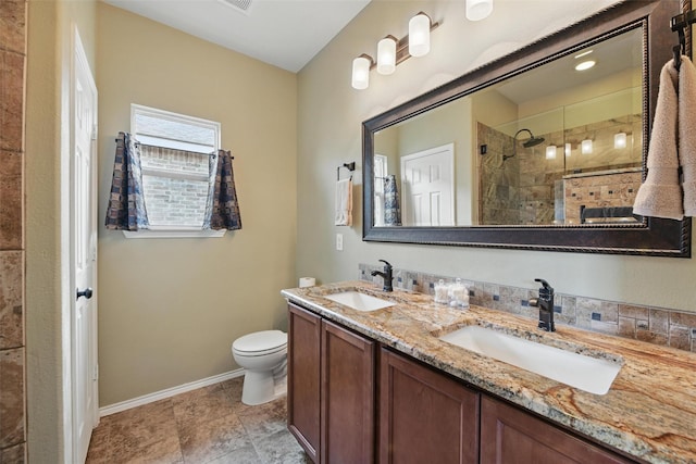 7732 Anatolian Way, Fort Worth, TX 76131 - full bathroom with tiled shower and double vanity